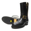 画像2: Y'2 LEATHER（ワイツーレザー）ENGINEERE BOOTS（エンジニアブーツ）"ECO HORSE TEA-CORE" / Black（ブラック） (2)