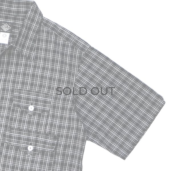 画像4: Post O'Alls（ポストオーバーオールズ）Town&Country HAVANA（タウン＆カントリーハバナ）"Cotton broadcloth check" / Black（ブラック） (4)