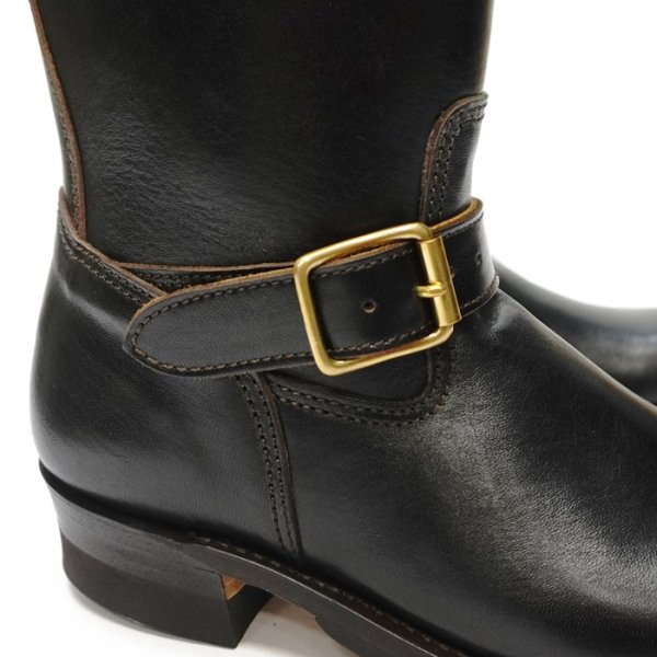画像7: Y'2 LEATHER（ワイツーレザー）ENGINEERE BOOTS（エンジニアブーツ）"ECO HORSE TEA-CORE" / Black（ブラック） (7)