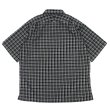 画像2: Post O'Alls（ポストオーバーオールズ）Town&Country HAVANA（タウン＆カントリーハバナ）"Cotton broadcloth check" / Black（ブラック） (2)