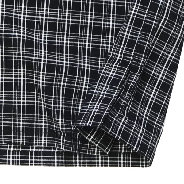 画像5: Post O'Alls（ポストオーバーオールズ）Town&Country HAVANA（タウン＆カントリーハバナ）"Cotton broadcloth check" / Black（ブラック） (5)