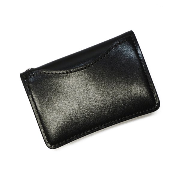 画像8: WILD SWANS（ワイルドスワンズ）TONGUE(EYELET)（タング アイレット）マルチコインケース"サドルプルアップ"/Black（ブラック） (8)
