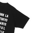 画像8: MODMNT（モドメント） TOUR CITIES TEE（ツアーシティーズTシャツ） / White（ホワイト）・Gray（グレー）・Black（ブラック） (8)