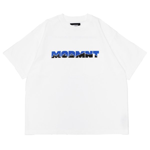 画像2: MODMNT（モドメント） MODMNT LOGO TEE（モドメントロゴTシャツ） / White（ホワイト）・Gray（グレー）・Black（ブラック） (2)