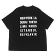 画像4: MODMNT（モドメント） TOUR CITIES TEE（ツアーシティーズTシャツ） / White（ホワイト）・Gray（グレー）・Black（ブラック） (4)