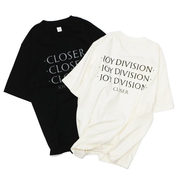 画像1: blurhms ROOTSTOCK（ブラームスルーツストック）Print Tee STANDARD（プリントTシャツ"スタンダード"）"JD CLOSER CLOSER CLOSER" / Ivory（アイボリー）・InkBlack（インクブラック） (1)