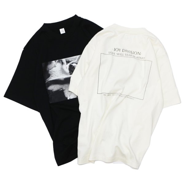 画像1: blurhms ROOTSTOCK（ブラームスルーツストック）Print Tee STANDARD（プリントTシャツ"スタンダード"）"JD LOVE TEAR US APART Photo" / Ivory（アイボリー）Ink Black（インクブラック） (1)