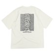 画像3: blurhms ROOTSTOCK（ブラームスルーツストック）Print Tee STANDARD（プリントTシャツ"スタンダード"）"JD UNKNOWN PLEASURES" / Ivory（アイボリー）Ink Black（インクブラック） (3)