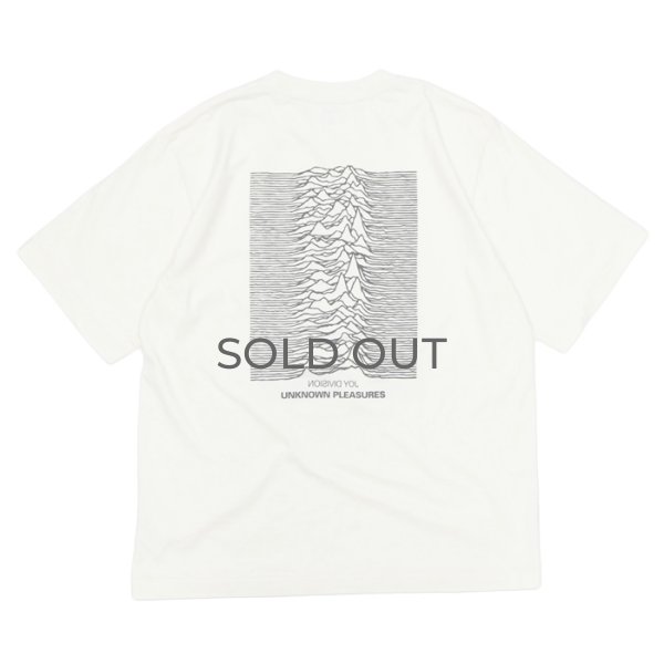 画像3: blurhms ROOTSTOCK（ブラームスルーツストック）Print Tee STANDARD（プリントTシャツ"スタンダード"）"JD UNKNOWN PLEASURES" / Ivory（アイボリー）Ink Black（インクブラック） (3)