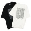 画像1: blurhms ROOTSTOCK（ブラームスルーツストック）Print Tee STANDARD（プリントTシャツ"スタンダード"）"JD UNKNOWN PLEASURES" / Ivory（アイボリー）Ink Black（インクブラック） (1)