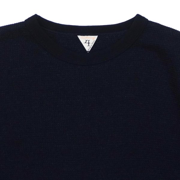 画像3: FilMelange（フィルメランジェ）CASEY（ケイシー）"畦編みニットソー" / Navy Melange（ネイビーメランジェ） (3)