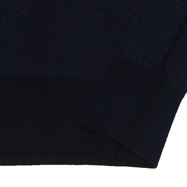 画像5: FilMelange（フィルメランジェ）CASEY（ケイシー）"畦編みニットソー" / Navy Melange（ネイビーメランジェ） (5)