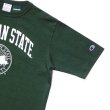 画像4: Champion（チャンピオン）T1011 US Print T-Shirt・Made in USA（ティーテンイレブンUSプリントTシャツ）"MICHIGAN STATE" / Moss（モスグリーン） (4)