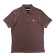 画像2: Barbour（バブアー）Barbour Logo Sports Polo Shirt （バブアーロゴスポーツポロシャツ） / Navy（ネイビー）・PPL（ブラウン系） (2)
