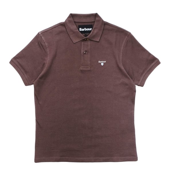 画像2: Barbour（バブアー）Barbour Logo Sports Polo Shirt （バブアーロゴスポーツポロシャツ） / Navy（ネイビー）・PPL（ブラウン系） (2)