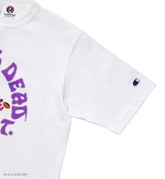 画像6: Champion（チャンピオン）T1011 US Print T-Shirt・Made in USA（ティーテンイレブンUSプリントTシャツ）"Grateful Dead" / White（ホワイト）・Silver Gray（シルバーグレー） (6)