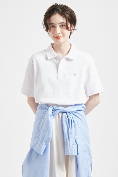 画像10: Barbour（バブアー）Barbour Logo Sports Polo Shirt （バブアーロゴスポーツポロシャツ） / Navy（ネイビー）・PPL（ブラウン系） (10)
