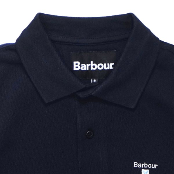 画像5: Barbour（バブアー）Barbour Logo Sports Polo Shirt （バブアーロゴスポーツポロシャツ） / Navy（ネイビー）・PPL（ブラウン系） (5)