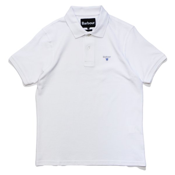 画像2: Barbour（バブアー）Barbour Logo Sports Polo Shirt （バブアーロゴスポーツポロシャツ） / White（ホワイト）・Olive（オリーブ） (2)