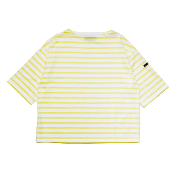 画像1: SAINT JAMES（セントジェームス）PIRIAC LOOSE（ピリアック・ルーズ）"Women" / NEIGE×POPCORN（ホワイト×イエロー） (1)