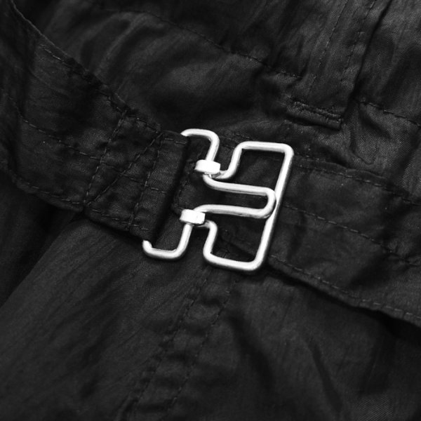 画像4: Post O'Alls（ポストオーバーオールズ）E-Z DEE's Shorts（イージーディーズショーツ）"Crinkle Nylon Taffeta" / Black（ブラック） (4)