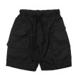 画像1: Post O'Alls（ポストオーバーオールズ）E-Z DEE's Shorts（イージーディーズショーツ）"Crinkle Nylon Taffeta" / Black（ブラック） (1)