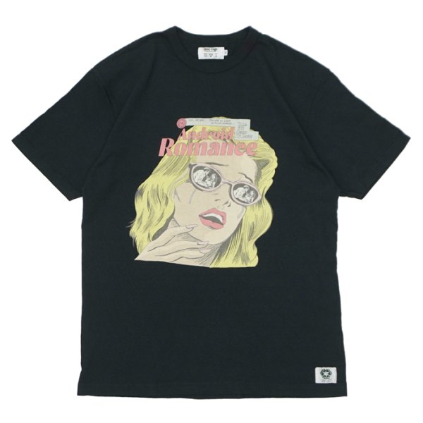 画像3: free rage（フリーレイジ）リサイクルコットンプリントTee"Analog Comic" / White（ホワイト）・Sumi（スミクロ） (3)