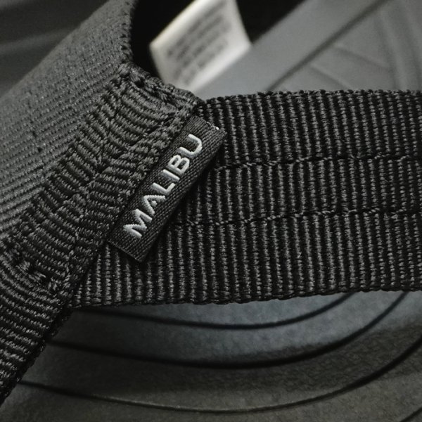 画像6: MALIBU SANDALS（マリブサンダルズ）SURFRIDER（サーフライダー）"POLYESTER" / Black×Black（ブラック×ブラック） (6)