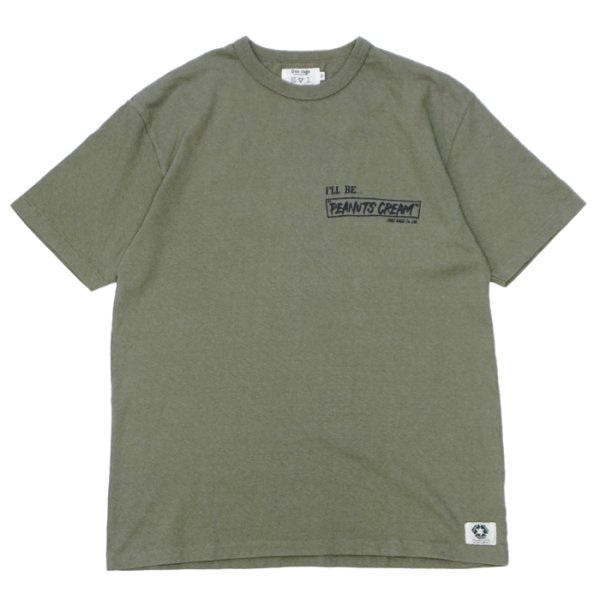 画像4: free rage（フリーレイジ）リサイクルコットンプリントTee "PEANUTS CREAM Vol,2" / White（ホワイト）・Leaf（リーフ） (4)