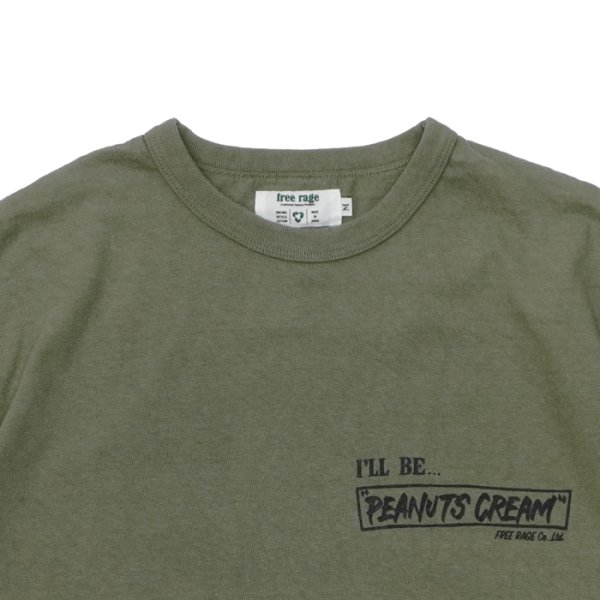 画像6: free rage（フリーレイジ）リサイクルコットンプリントTee "PEANUTS CREAM Vol,2" / White（ホワイト）・Leaf（リーフ） (6)