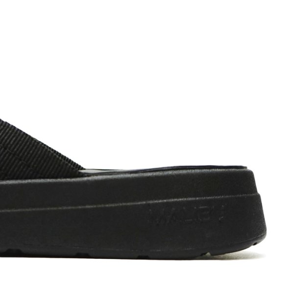画像7: MALIBU SANDALS（マリブサンダルズ）SURFRIDER（サーフライダー）"POLYESTER" / Black×Black（ブラック×ブラック） (7)