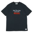 画像3: free rage（フリーレイジ）リサイクルコットンプリントTee "Music" / White（ホワイト）・Sumi（スミクロ） (3)
