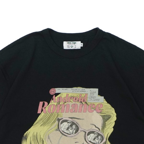 画像5: free rage（フリーレイジ）リサイクルコットンプリントTee"Analog Comic" / White（ホワイト）・Sumi（スミクロ） (5)