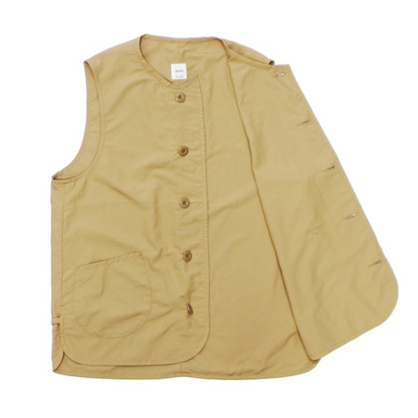 画像3: ARAN（アラン）VEST（ベスト）”ナイロン" / Beige（ベージュ）  (3)