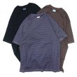 画像1: Yonetomi NEW BASIC（ヨネトミニューベーシック）GARMENT DYE BORDER T-SHIRT（ガーメントダイボーダーTシャツ）/ 3Color（全3色展開） (1)