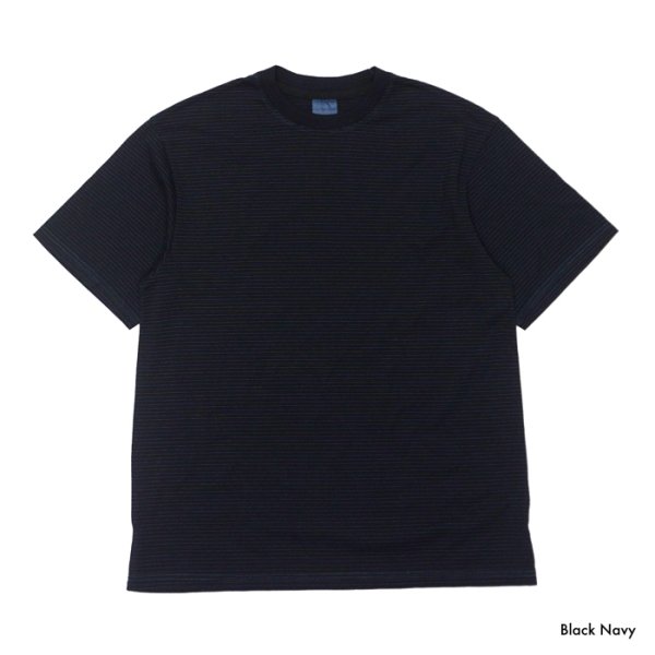 画像2: Yonetomi NEW BASIC（ヨネトミニューベーシック）GARMENT DYE BORDER T-SHIRT（ガーメントダイボーダーTシャツ）/ 3Color（全3色展開） (2)
