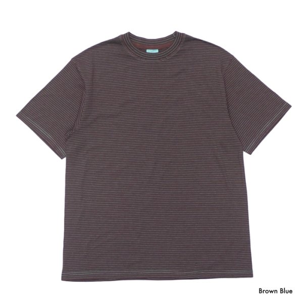 画像6: Yonetomi NEW BASIC（ヨネトミニューベーシック）GARMENT DYE BORDER T-SHIRT（ガーメントダイボーダーTシャツ）/ 3Color（全3色展開） (6)
