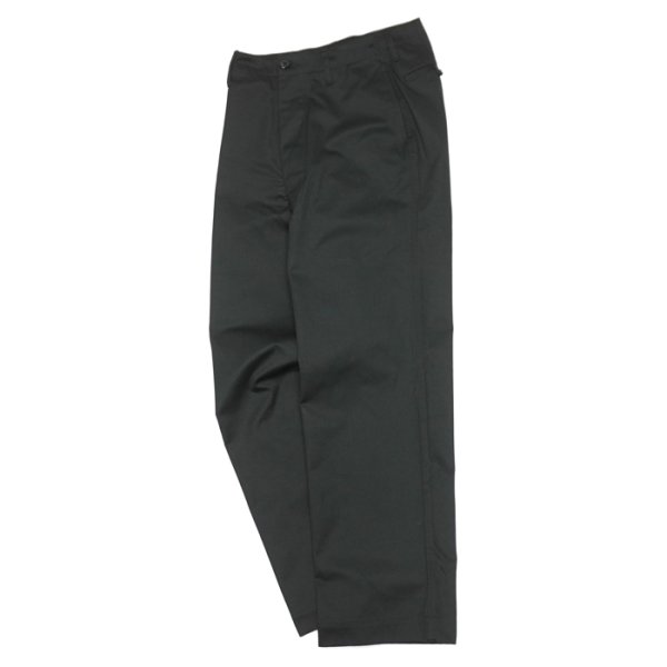 画像1: Nigel Cabourn（ナイジェル・ケーボン）NEW BASIC CHINO PANT（ニューベーシックチノパンツ）"WEST POINT" / Black（ブラック）【裾上げ無料】 (1)