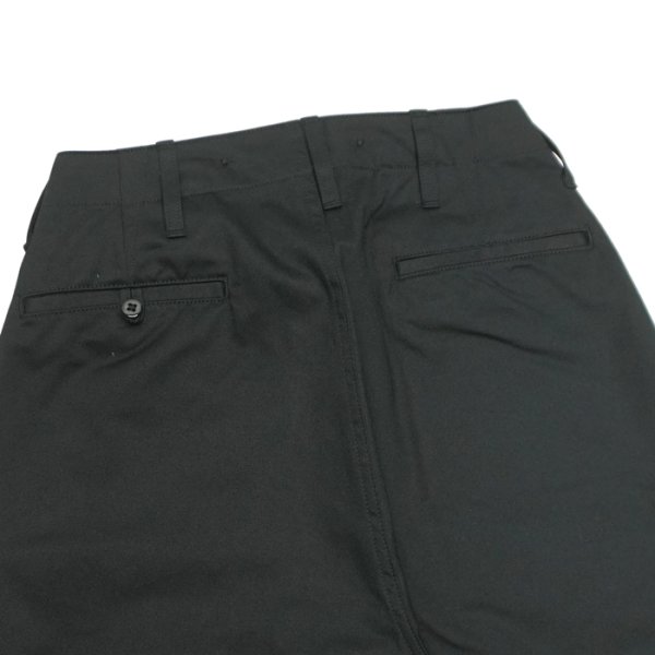 画像5: Nigel Cabourn（ナイジェル・ケーボン）NEW BASIC CHINO PANT（ニューベーシックチノパンツ）"WEST POINT" / Black（ブラック）【裾上げ無料】 (5)