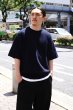 画像7: FilMelange（フィルメランジェ）CASEY（ケイシー）"畦編みニットソー" / Navy Melange（ネイビーメランジェ） (7)