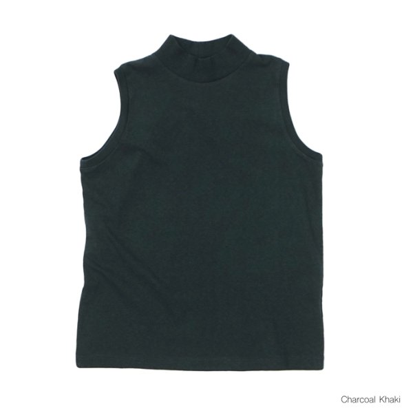 画像4: FilMelange（フィルメランジェ）ETHEL（エセル：モックネックノースリーブ）"Vintage Tenjiku"  / 5Colors（全4色展開） (4)