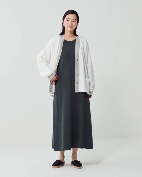 画像10: FilMelange（フィルメランジェ）ELAIZA（エライザ）"ヴィンテージ天竺"  / Deep Blue（ディープブルー）・Charcoal Khaki（チャコールカーキ） (10)