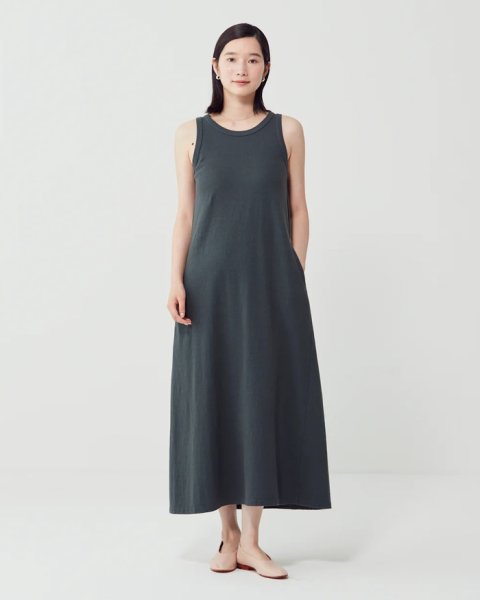 画像1: FilMelange（フィルメランジェ）ELAIZA（エライザ）"ヴィンテージ天竺"  / Deep Blue（ディープブルー）・Charcoal Khaki（チャコールカーキ） (1)