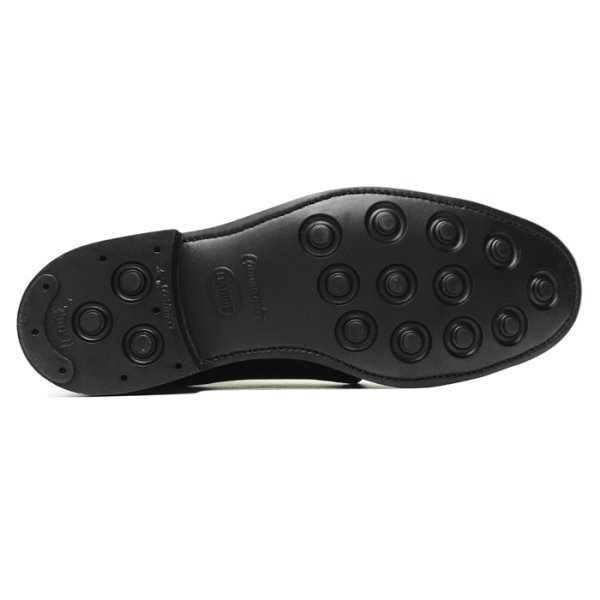 画像7: SANDERS（サンダース）Military 2Tie Chukka Boot（ミリタリー2タイチャッカブーツ）"Polished Leather" / Black（ブラック） (7)
