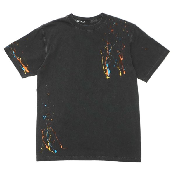 画像3: Good On（グッドオン）Hand Print Short Sleeve Crew Neck Tee（ハンドプリントショートスリーブクルーネックTシャツ）"KOUHEI TERRAI" / White（ホワイト）・Black（ブラック） (3)