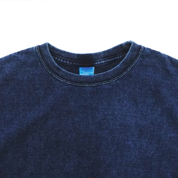 画像3: Good On（グッドオン）Short Sleeve Crew Neck Tee（ショートスリーブクルーネックTシャツ）"Indigo Dye" / Indigo（インディゴ） (3)