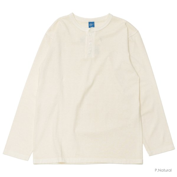 画像3: Good On（グッドオン）Long Sleeve Henley Neck Tee（ロングスリーブヘンリーネックTシャツ）/ 6colors（全6色展開） (3)