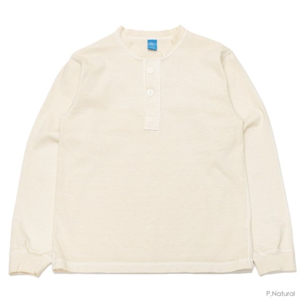 画像3: Good On（グッドオン）Long Sleeve Heavy Henley Neck Tee（ロングスリーブヘビーヘンリーネックTシャツ） / 7colors（全7色展開） (3)