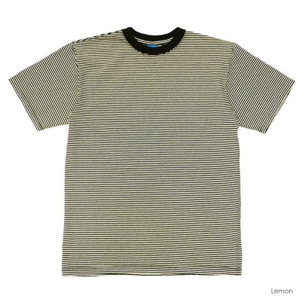 画像4: Good On（グッドオン）Mini Stripe Short Sleeve Crew Neck Tee（ミニストライプショートスリーブクルーネックTシャツ） / 4colors（全4色展開） (4)