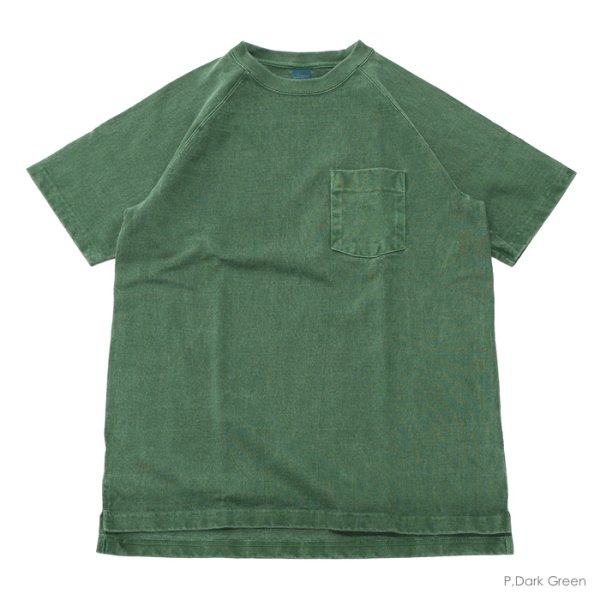 画像6: Good On（グッドオン）Short Sleeve Heavy Raglan Pocket Tee（ショートスリーブヘビーラグランポケットTシャツ）"Washed" / 10 Colors（全10色展開） (6)